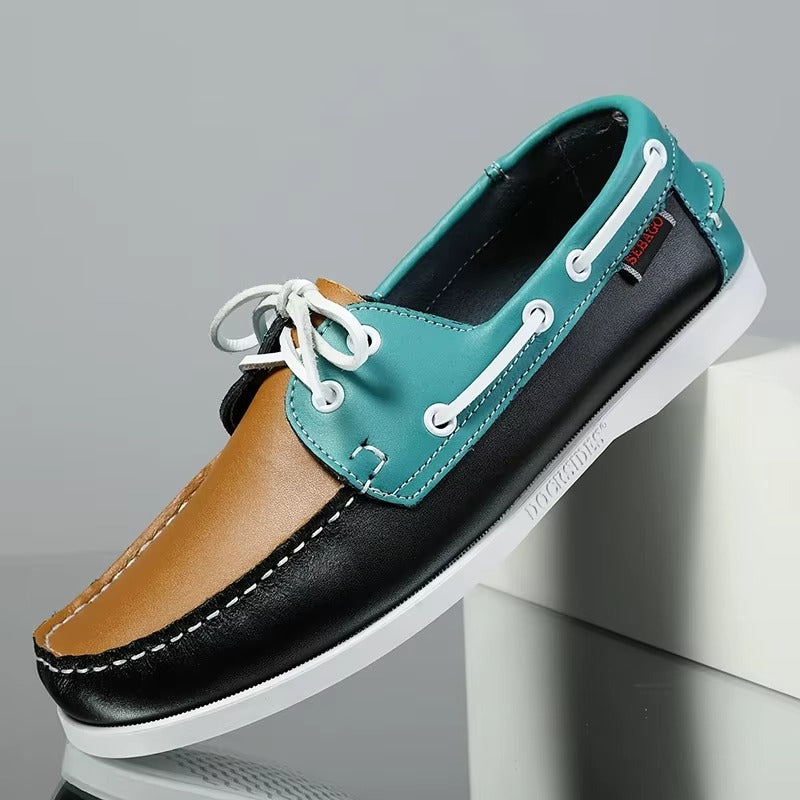 New genuine leather loafers for men