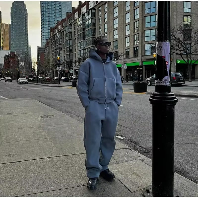 Tracksuit Set - Pants & hoodie - Men casual Street Wear (Two piece)