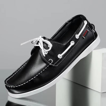 New genuine leather loafers for men