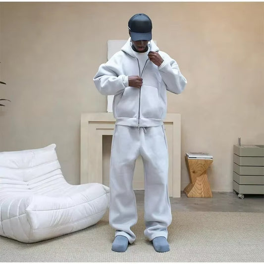 Tracksuit Set  - Pants & hoodie - Men casual Street Wear (Two piece)