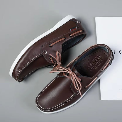 New genuine leather loafers for men